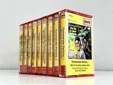 ✅ COMMANDER PERKINS • Kassetten/MC‘s Komplette Serie Folge 1-9 Europa Hörspiele