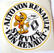 Werbe-Aufkleber Renault