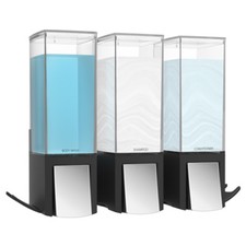 Clever III Seifenspender Wandmontage Seife Bad Spender Soap Dispenser schwarz