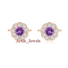 Natürlich Amethyst & Cz