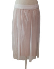 Eleganter Damen Tüll Rock Rosa 2lagig D132T Gr. 36,38,S