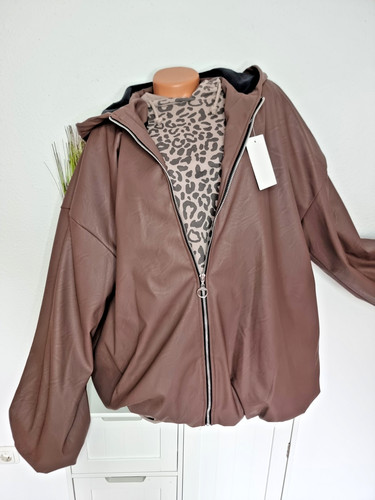 Italy damen kunstleder jacke - italy,