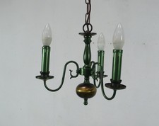 Alte Messing Hängelampe 3-flg