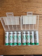 8 x Saft Lithium Batterie AA Mignon LS 14500 3,6V 2600mAh 2,6Ah + Box