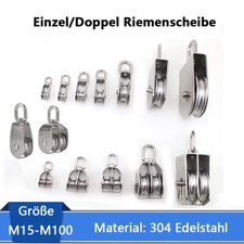 Edelstahl Einzel/Doppel