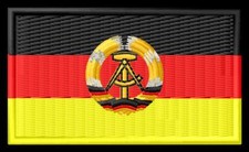 Flagge DDR Flag iron-on