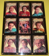 Star Trek Deep Space NineSkybox Set R1-10 von 1994 im Rahmen