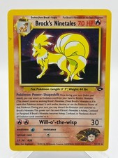 Brock's Ninetales Holo - Gym Challenge - 3/132 - Pokemon Karte - Englisch