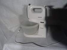 Philips HR3746/00 Handmixer (450 Watt, inkl. Ständer mit Rührschüssel plus Turbo