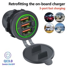 12V 24V QC3.0 USB Ladegerät