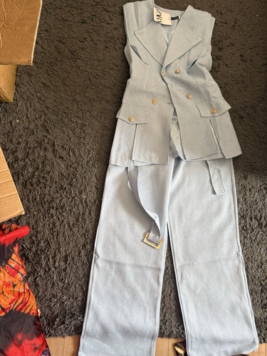 Zara damen leinen hosenanzug - zara,