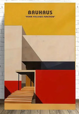 Bauhaus, 60 x 40 cm, neu, ohne