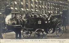 Ak Alphonse XIII a Paris 1905, Le Roi et le President de la... - 4273013