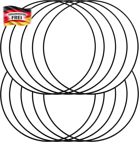 Metallringe 3mm schwarz zum - metallringe,