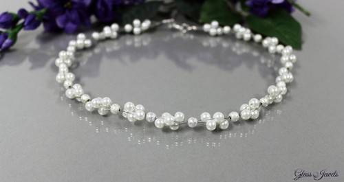 Glass jewels kette - glass,