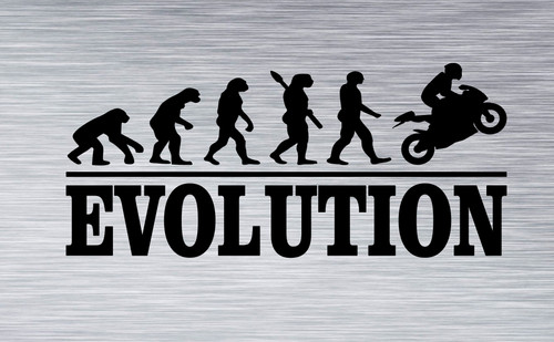 Aufkleber evolution bike - aufkleber,