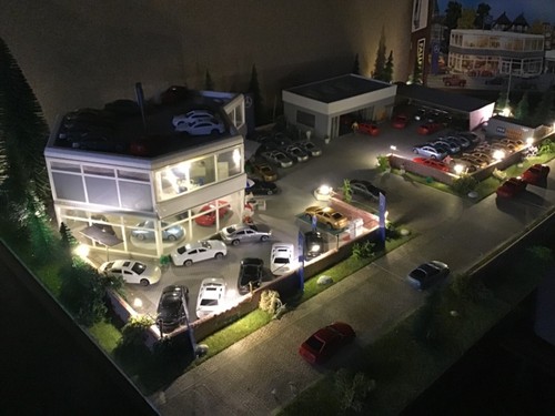 Diorama top autohaus - diorama, mit