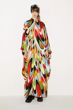 Summer Wear Satin Silk Caftan
