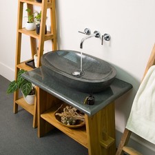 WOHNFREUDEN Stein Waschbecken