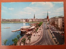 Postkarte 2535 gelaufen, Hamburg, Landungsbrücken, Ansichtskarte, Sammlung
