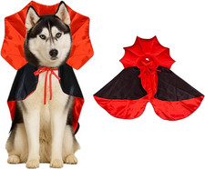 Hundekostüm Vampir Umhang Halloween Kostüm Hund Katzen Schwarz