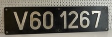 Original Lokschild BR V60 1267 Diesellok DR