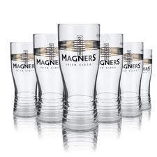 6x Magners Cider Glas Irish