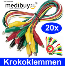 20 Krokodilklemmen Messleitung