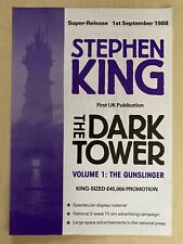 Dark Tower , Stephen King Vol 1 Gunslinger order Form 1988. Rare , as new .
