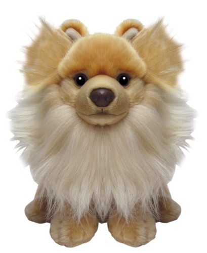 Pomeranian welpe plüschtier - pomeranian,