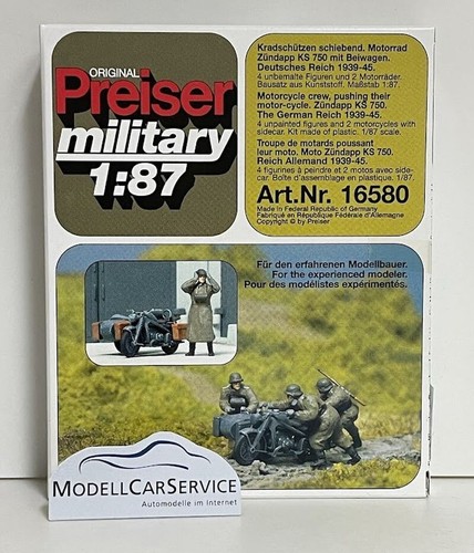 Preiser military 16580 - preiser, 1/87: