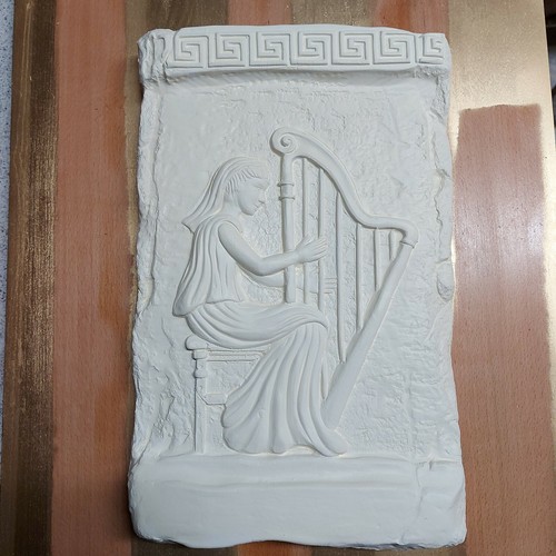 Wandrelief antike gips relief - wandrelief,