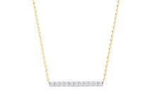 9 kt Gelbgold 0,20 kt Diamant