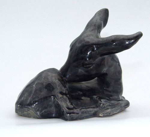 Liegendes reh keramikfigur - liegendes, ,