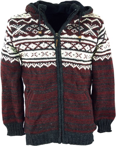 Unisex strickjacke mit - strickjacke,