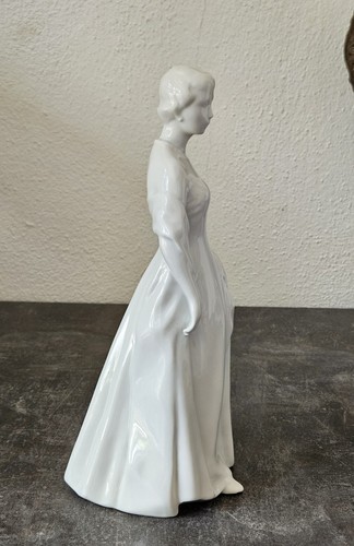 Porzellanfigur sängerin - porzellanfigur,