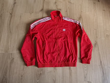Neu Adidas S Jacke Woven Firebird rot Herren Training