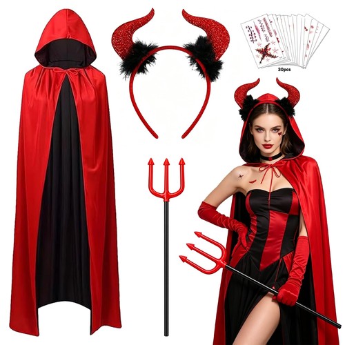 Teufel kostüm damen halloween - damen,