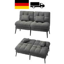 Sofa 3 Sitzer Sofa Schlafsofa mit Schlaffunktion, überzug Futon Klappsofa, Be...