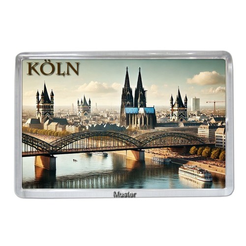 Souvenir foto magnet - magnet, köln