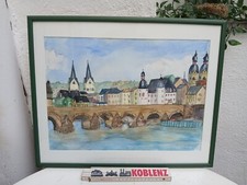 Aquarell KOBLENZ - Alte Burg -