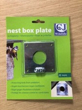 Spechtschutzblech 32mm für Meisenkasten Vogelhaus Nistkasten Sicherungsschild