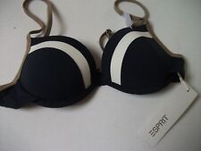 ESPRIT- modischer,perfekt sitzend Bügel-Bikini dreifarbig Gr. 38/75A NEU