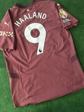 Orginal Haaland Premier League Matchworn Trikot mit Zertifikat 24/25