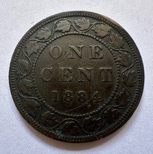 1 Cent 1884 Canada Kanada