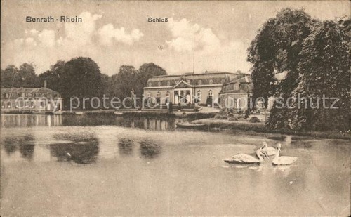 Benrath schloss rhein schwan - schloss,