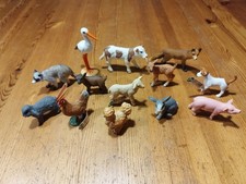 13 Schleich Tier Spiel Figuren Bauernhof Wildnis Mix Set Neu