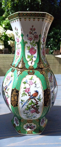 Große vintage porzellanvase - große, vintage-porzellanvase