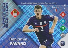 Panini Road to Qatar World Cup Karte 2022 Benjamin Pavard Limited Edition XXL