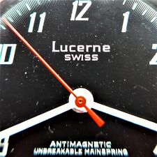 "Lucerne"  Schweizer HERREN ARMBANDUHR, Cal. "Baumgartner 866", gute Funktion
